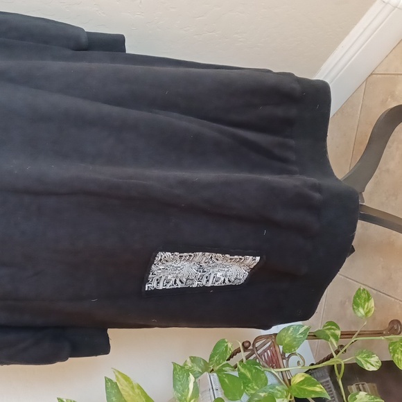 DOLLSKILL DARKER WAVS XXL DIATONIC HOODIE DUSTER PATCHES FRONT/BACK SIDE POCKET - Picture 9 of 16